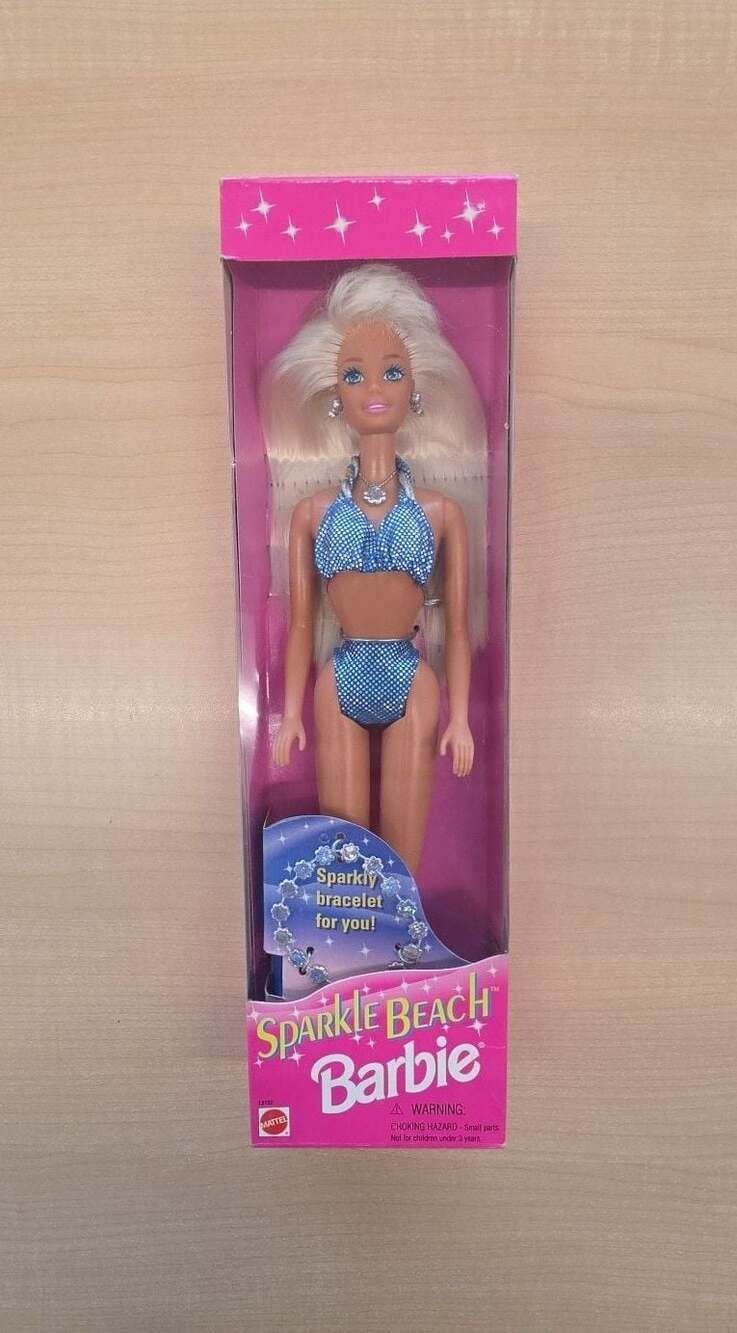 Sparkle Beach Barbie Doll Vintage 1995 Mattel 13132 NRFB